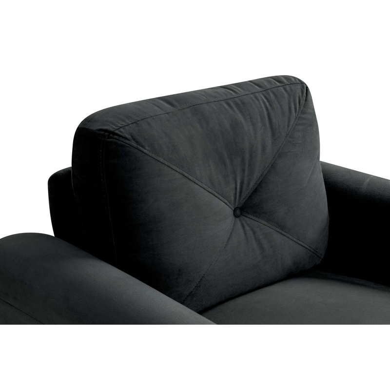 Couch Comfortable Sectional Couches Set 1+2+3, Black