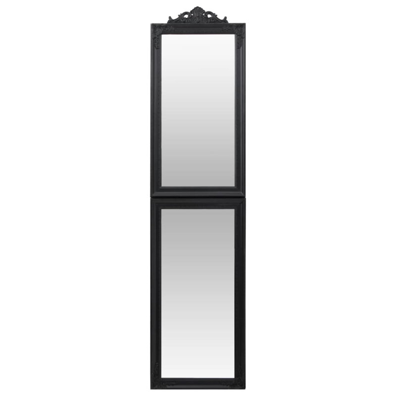 Miroir de plancher Wegford, Noir, 63 po x 15,7 po