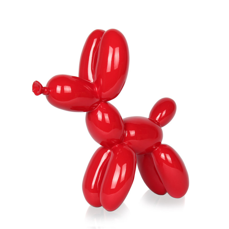 Aagje Animals Figurines & Sculptures, 27cm H x 26cm W x 9.5cm D, Red