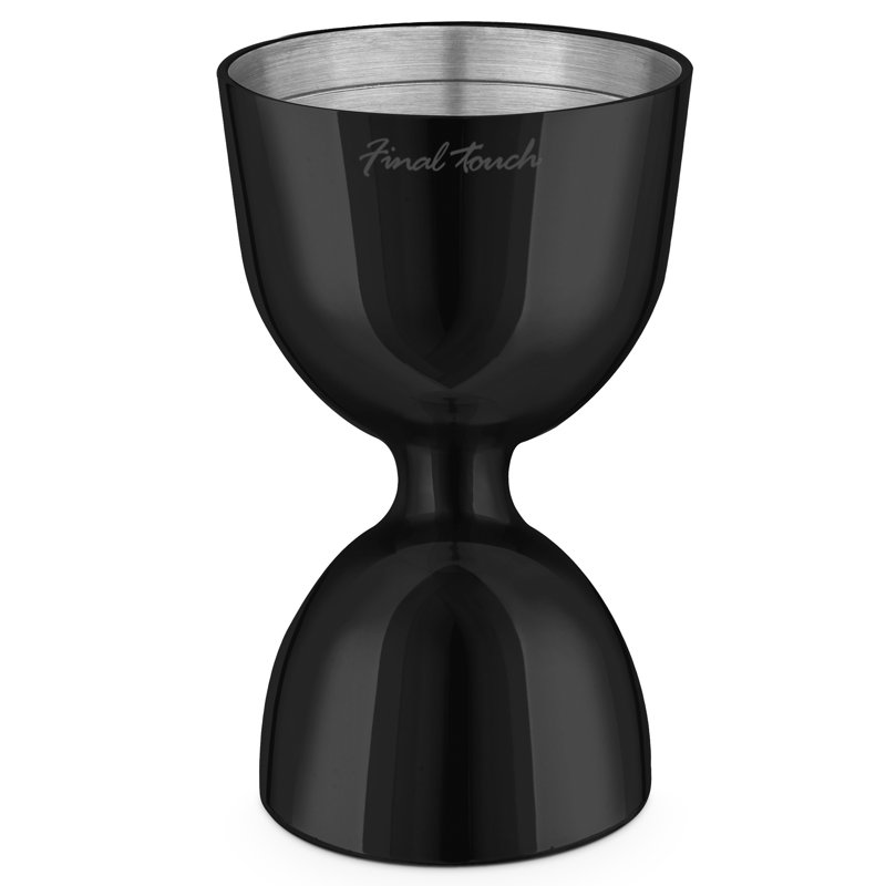 Stainless Steel Jigger, Black