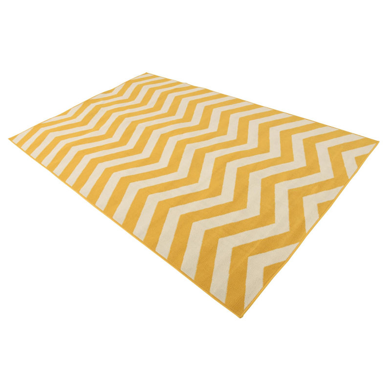 Chevron Indoor / Outdoor Rug, Rectangle 5'3" x 8'