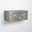 Abstract Block Cabinet-Left-Silver