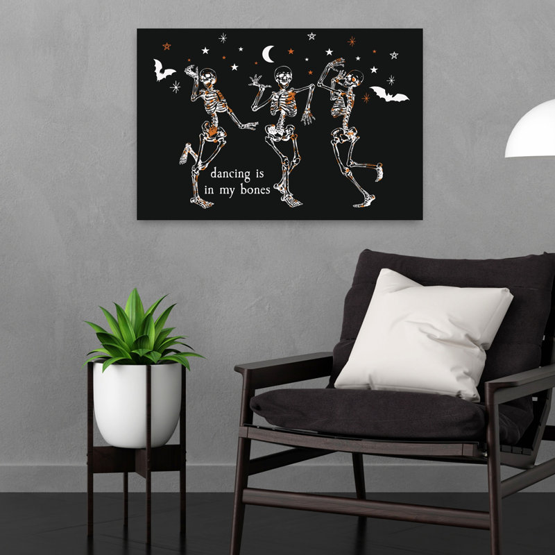 «Dancing Is In My Bones», art contemporain de paysage contemporain, H 16 po x l 24 po