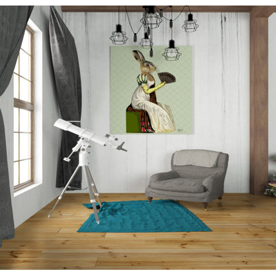«Miss Hare» par Fab Funky, art mural sur toile