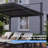 Domi 8x10 FT Hardtop Gazebo, Freestanding or Wall Mounted Metal Pergola-126652867-126652870