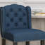 Fabric Tufted Wingback Counter Stools, Set of 2, -291566283-291566280