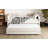 Twin Size Upholstered Daybed With Trundle And 3 Storage Drawers, Space-Saving Short-Haired Linen Fabric Sofa Bed For Guest Room, Living Room,-1352746415