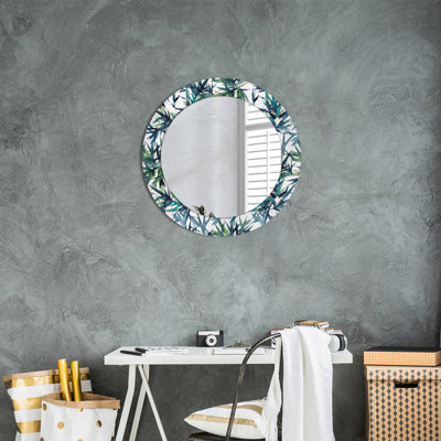 Huldar Glass Flat Wall Mirror