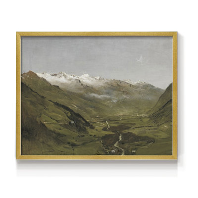 Paysages rétro - DCLX - reproduction encadrée