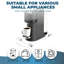 Plateau coulissant à 360 ° pour cafetière, glissières en acrylique transparent pour appareils de cuisine, plateau coulissant pour cafetière, 7,4 po x 14 po-164621342