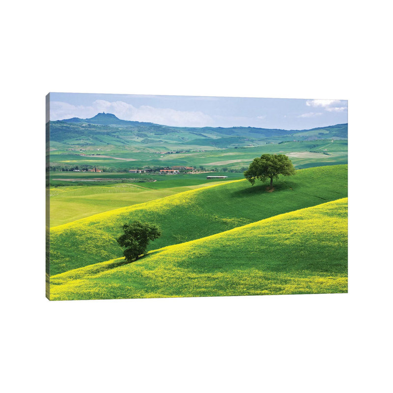 Italy, Tuscany. Hilly Landscape. by Jaynes Gallery - Wrapped Canvas Print, 45.72cm H x 66.04cm W x 1.91cm D