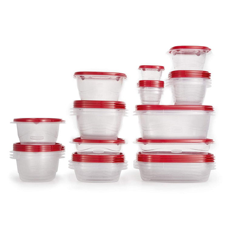 Rubbermaid Easy Find Lids Variety Set - 26 Piece - RED