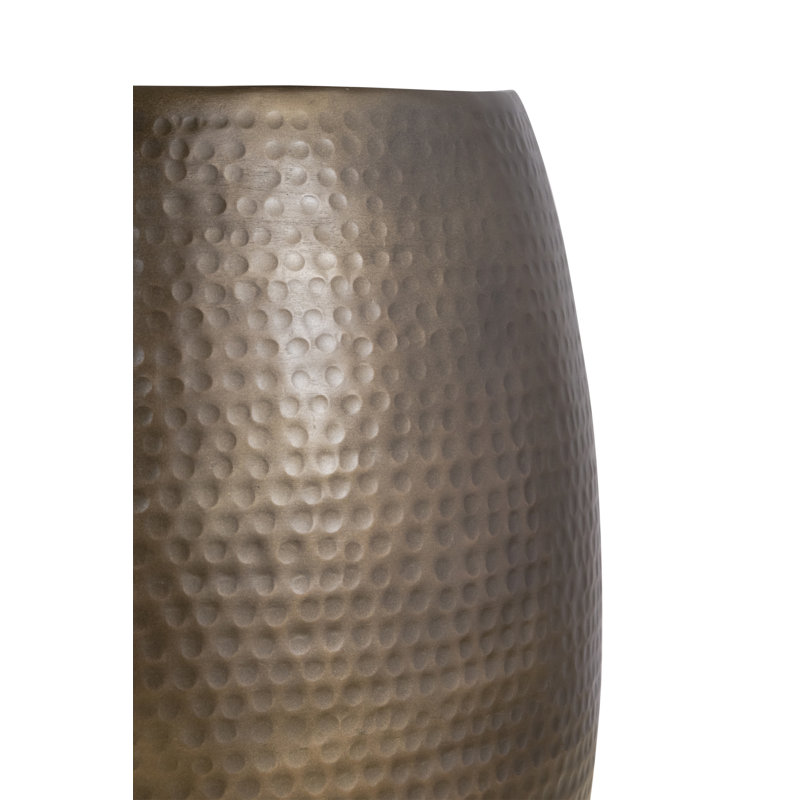 Table de bout moderne en aluminium ET501, Doré