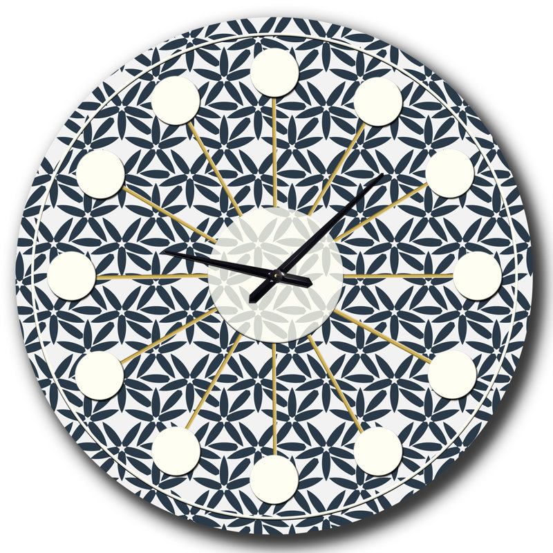 Horloge murale rétro Mid-Century, Petit