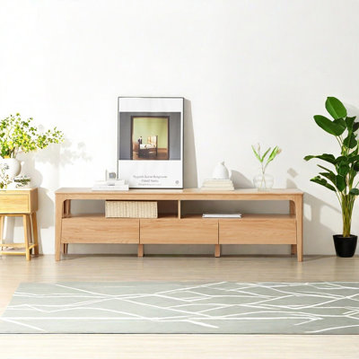Meuble télé simple de style japonais