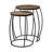Pinero Solid Wood Top Nesting Tables
