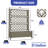 Resin Raised Garden Bed with Trellis-1802761027