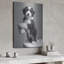  «The Bathroom Matron 2» par Rich Monet, art mural en métal, 16 po x 24 po-787886841