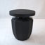 Table de bout décorative de jardin, H 20,3 po, moderne, robuste, robuste, en faux terrazzo, table d'appoint, table d'appoint, pour l'intérieur et l'extérieur