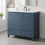 Meuble-lavabo sur pied 36 po en bois massif et panneau de fibres à densité moyenne de couleur gris-bleu avec lavabo et rangement en céramique-134592075-134592077