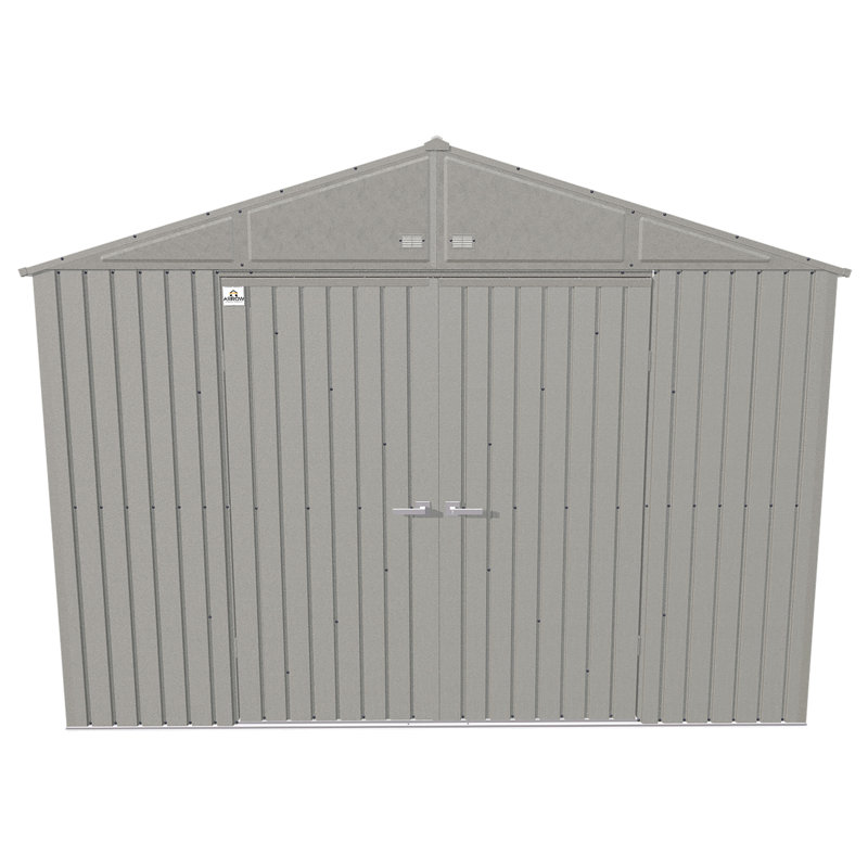 Remise de rangement en acier Elite, 10 x 8, gris froid, Gris froid