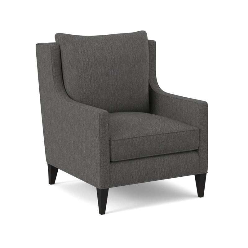 Callum Sunbrella® Boucle Armchair, Elise Harbor 100% Polyester, Espresso