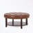 Jadaya Faux Leather and Rubberwood Round Ottoman with Open Shelf-1356082558
