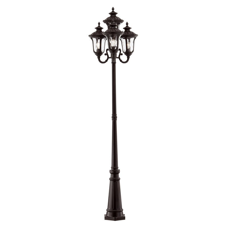 Lampadaire d'extérieur 93 po Ahtzired, Bronze