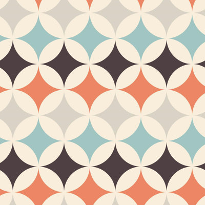 Retro Soft Collors Peel & Stick Wallpaper N04214