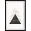 «Golden Marble Triangles» par Parvez Taj - impression encadrée sur papier-234260570