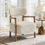 Chaise d'appoint 24,5 po Mid Century Boucle-468040139