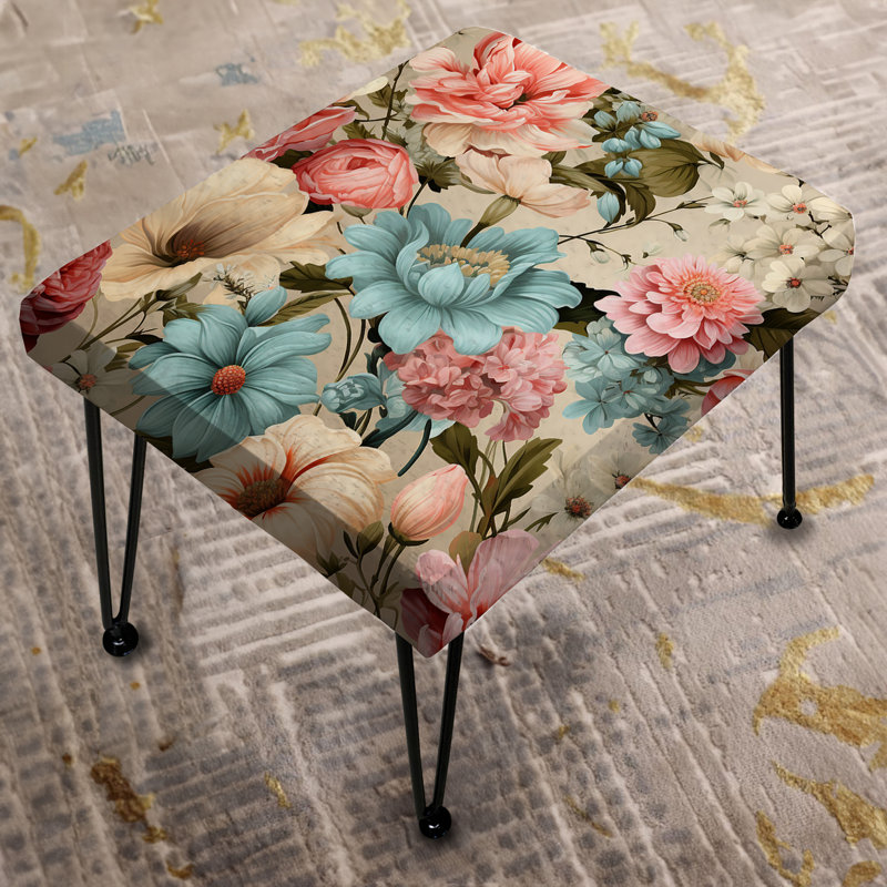 Motif victorien pastel à abat-jour pastel Garden Delight