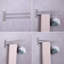 Porte-serviettes à bras pivotant en acier inoxydable avec 2 bras rotatifs pour le bain-106917149-106917144