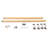 78.74" H x 1.96" W x 1.96" D Handrail