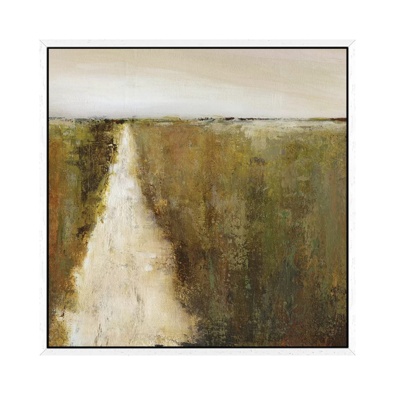 Road Home 1 Piece Painting on Canvas, 93.98 cm H x 93.98 cm W, White Framed