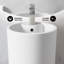 Lavabo de lavabo circulaire Monaco-69519350