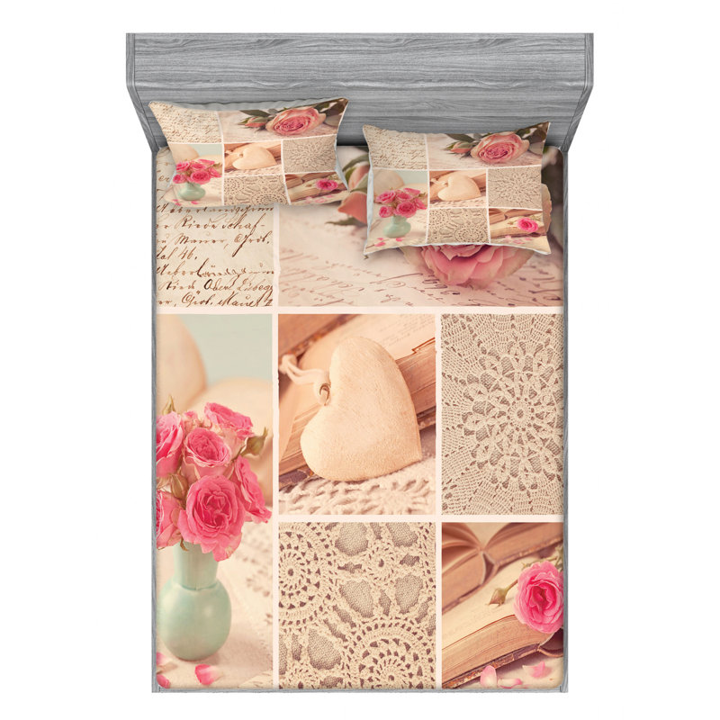 Microfiber Sheet Set, Full/Double Sheet Set with Fitted Sheet