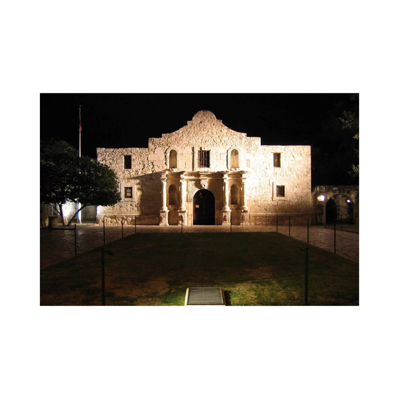 The Alamo - Wrapped Canvas Print, 101.6 cm H x 66.04 cm W x 1.91 cm D