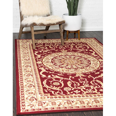 Tapis à motif oriental rouge Royale