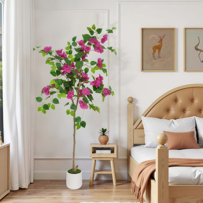 4.4FT Artificial Bougainvillea Tree