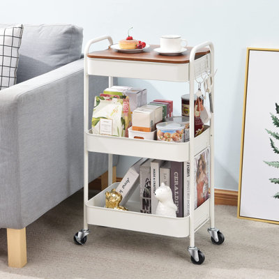 Adyanna 79 cm H x 44 cm W Utility Cart