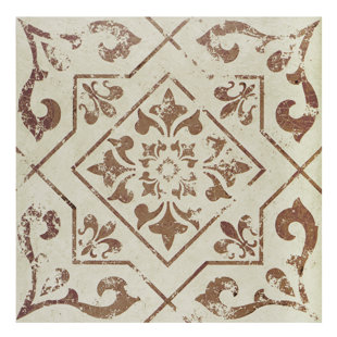 Carreau de vinyle de luxe Villa Caramel 12 po x 12 po x 1,5 mm