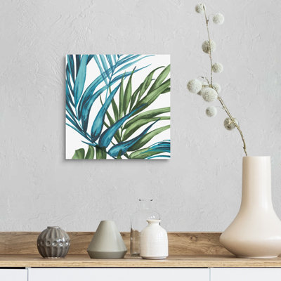 «Palm Leaves II» par Eva Watts - reproduction d'art sur toile