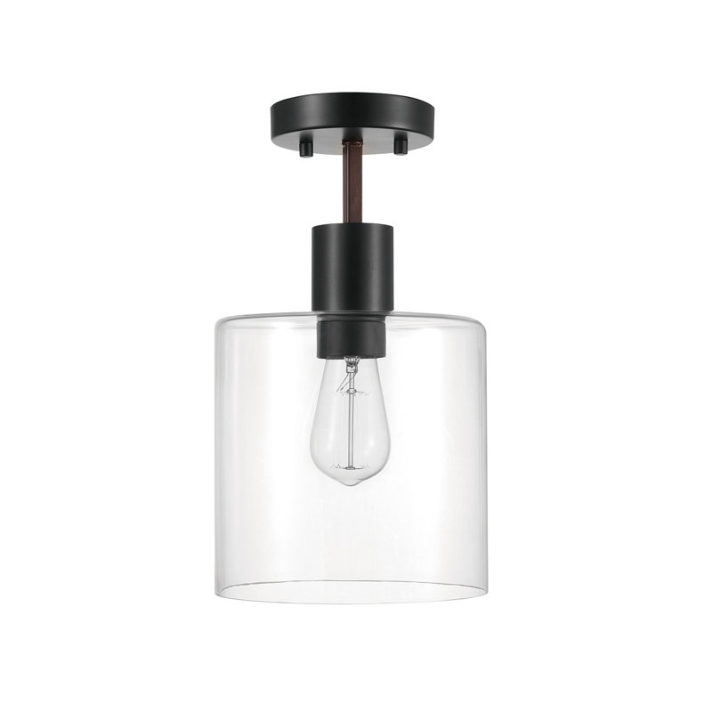 Vivian Glass Semi Flush Mount