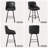 Versatile 26-Inch Upholstered Counter Stools - Ideal for Kitchen Islands and Home Bars-888592396