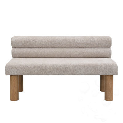 Upholstered Dining Bench With Back