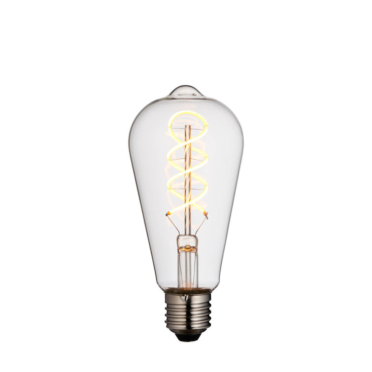 4W E27 ES ST64 Pear LED Dimmable Bulb - 265lm 2200K Warm White