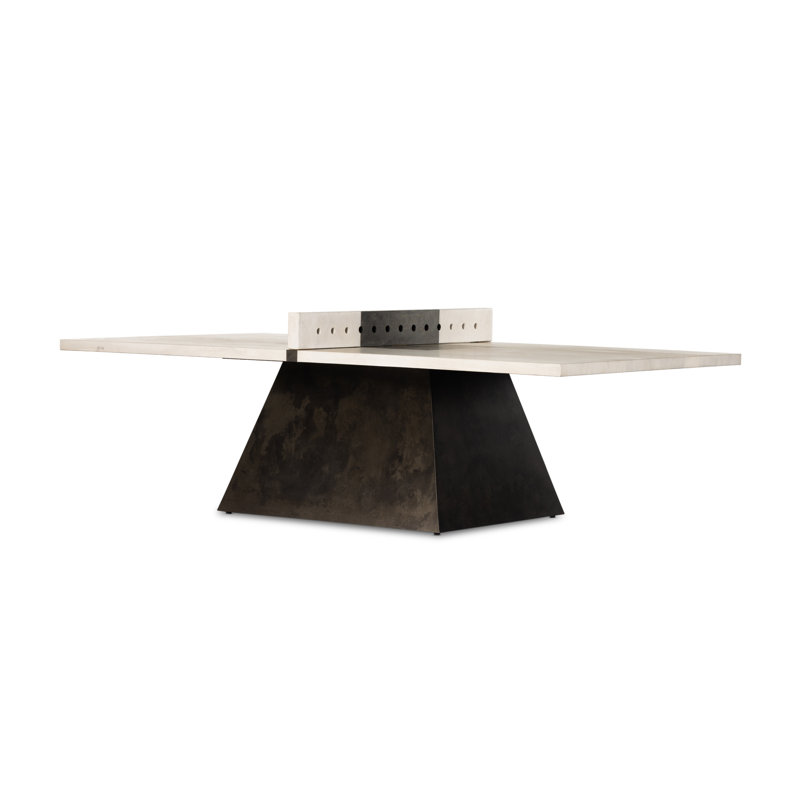 Wesson Table Tennis Table with Paddles and Balls, 58.25" L x 107.75" W x 36.25" H