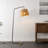 Belton 61'' Black Arched Floor Lamp
