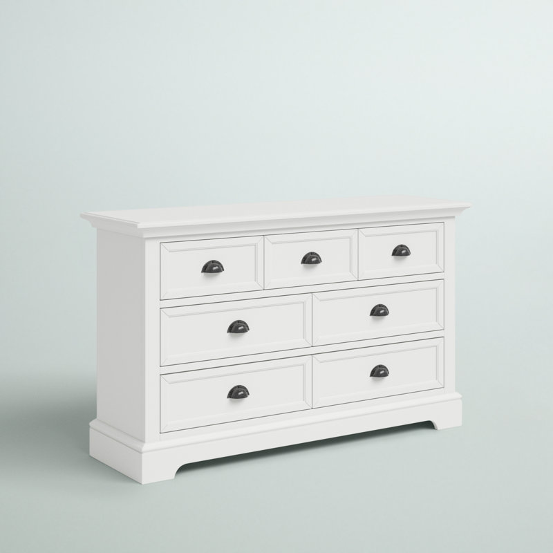 Huey 58'' W 7 - Drawer Dresser, True White